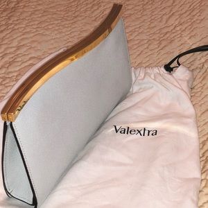 Valextra Onda Clutch - Grey